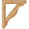 Ekena Millwork Funston Arts & Crafts Rough Sawn Bracket, Western Red Cedar, 4"W x 28"D x 32"H BKT04X28X32FST03RWR - alternate 4